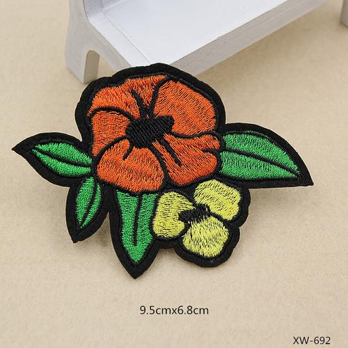 厂家直销 电脑绣花 刺绣布贴 花 服装鞋帽时尚搭配外贸精品批发